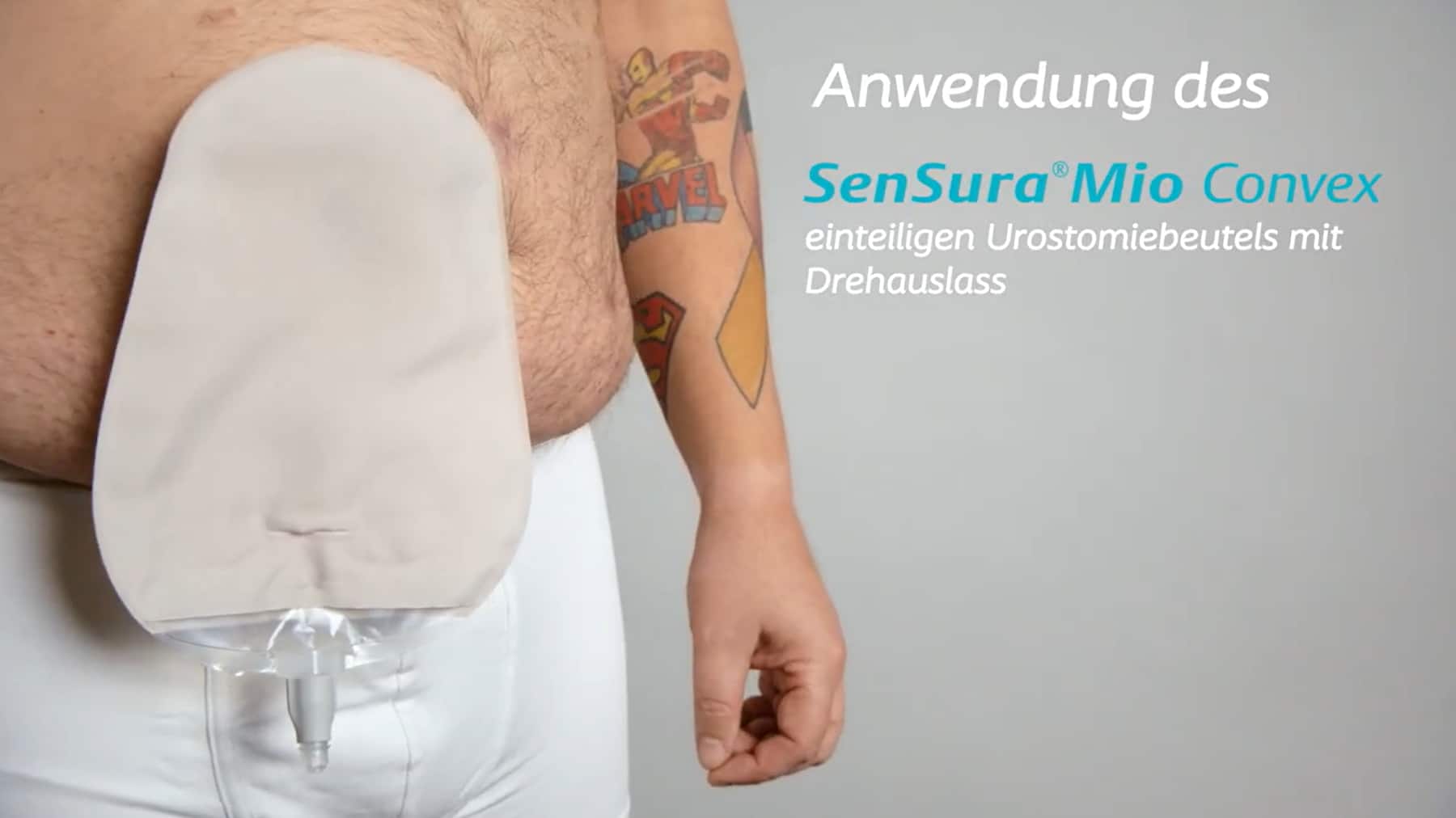Anwendung SenSura Mio Convex 1-teilig | Urostomieversorgung