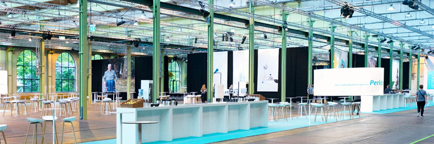 Coloplast Kongressfläche vor Eröffnung